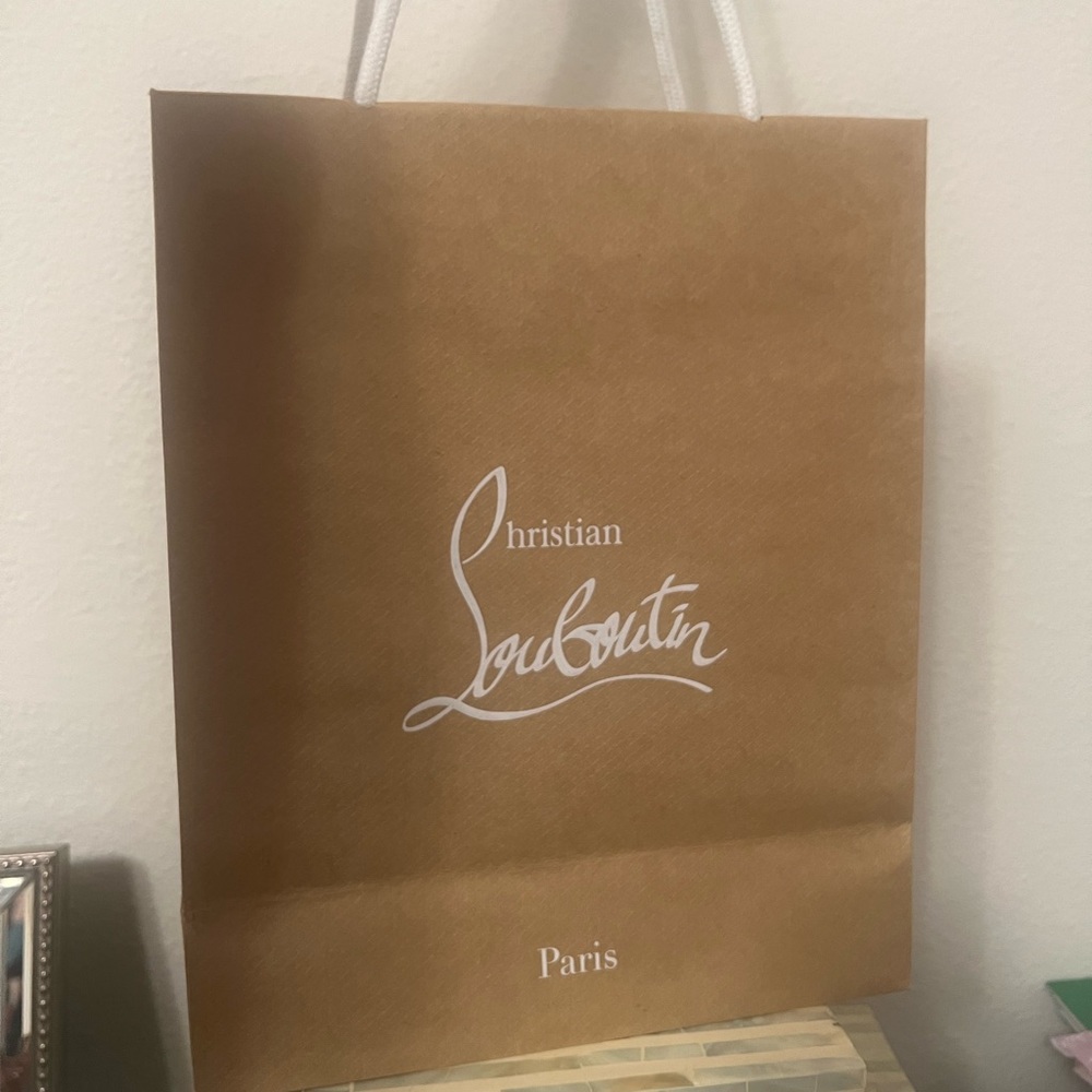 Christian louboutin shoe shopping bag